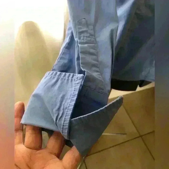 VTG Moda International for Victoria Secret French Blue button down Women M - Picture 6 of 10